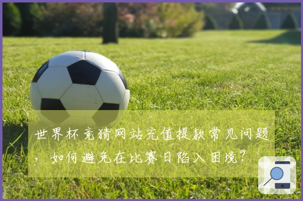 世界杯竞猜网站充值提款常见问题，如何避免在比赛日陷入困境？