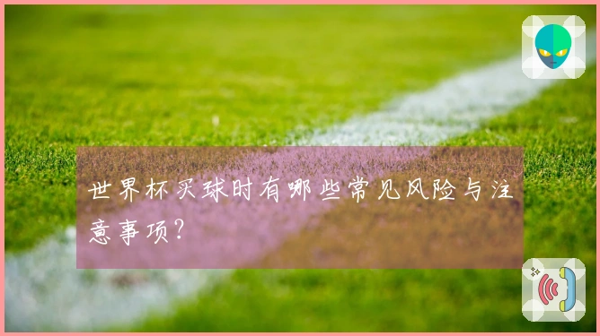 世界杯买球时有哪些常见风险与注意事项？