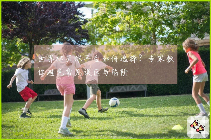 世界杯买球平台如何选择？专家教你避免常见误区与陷阱